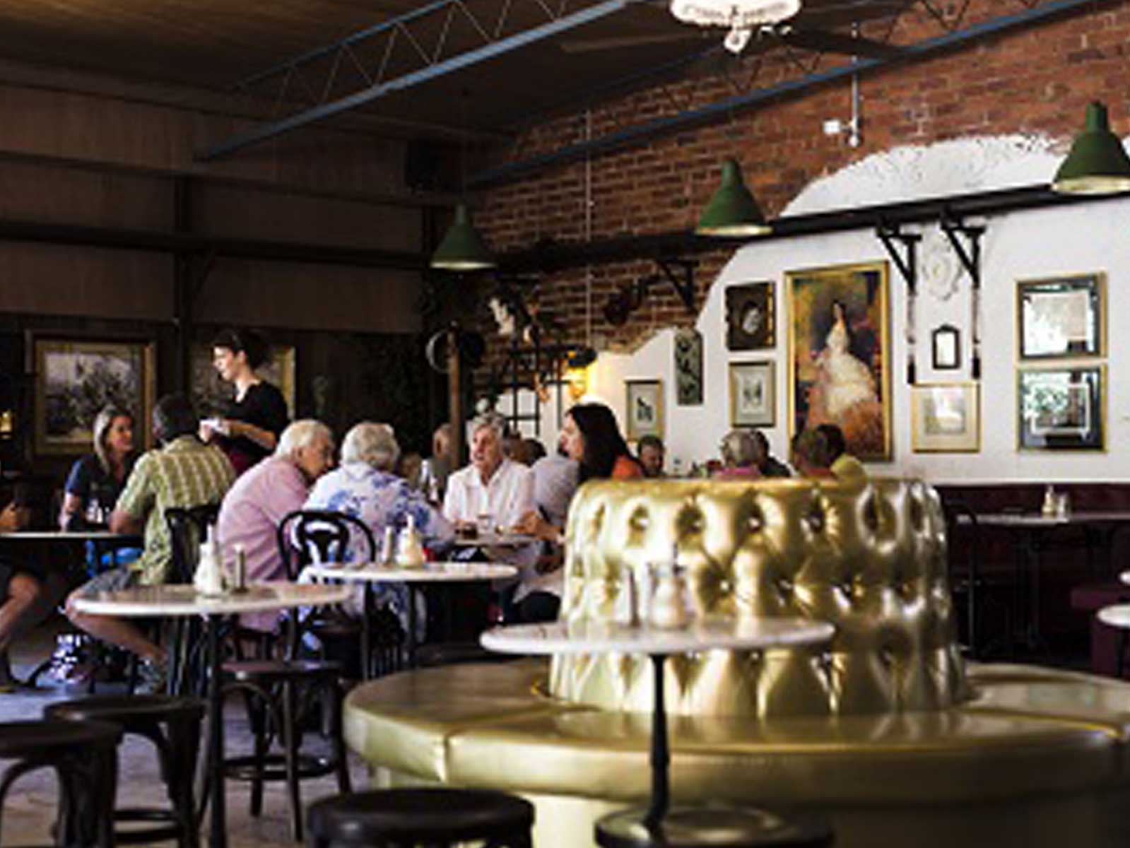 Inside the former 1800s woollen mill